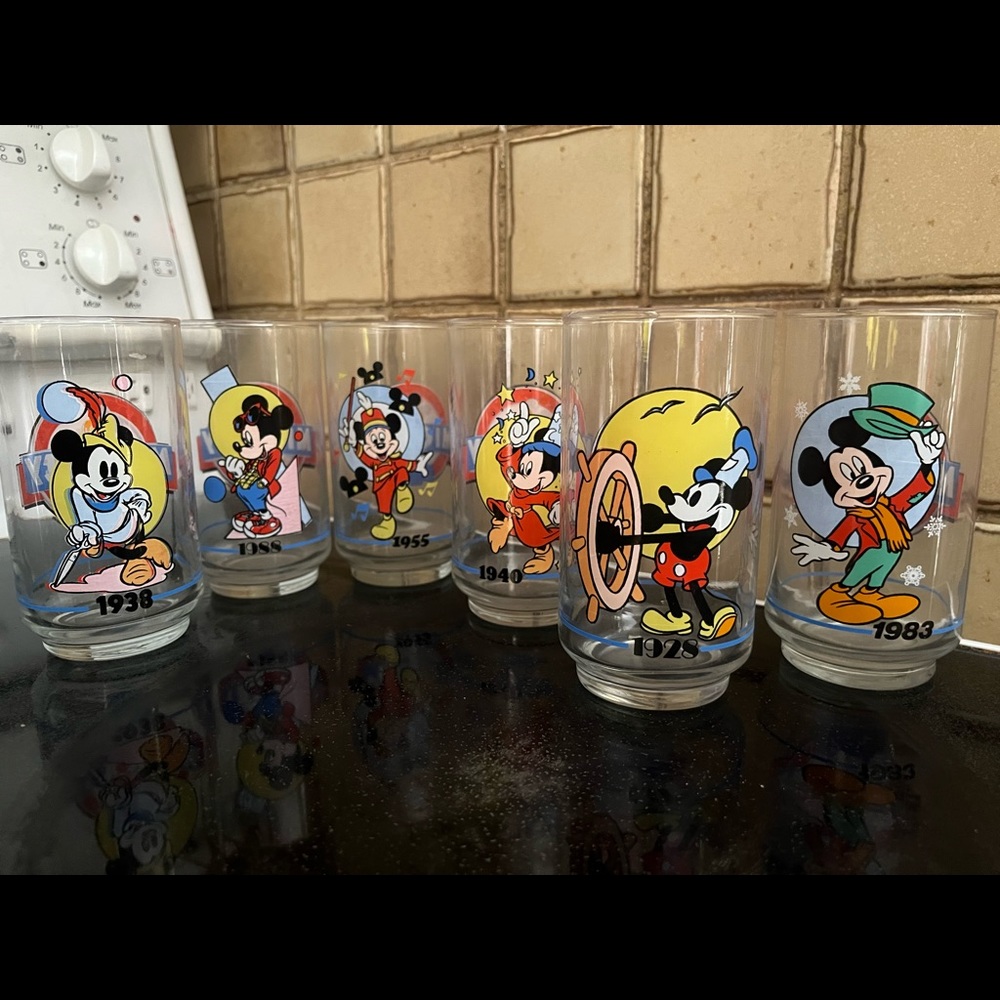 Mickey Mouse Disney collectors cups